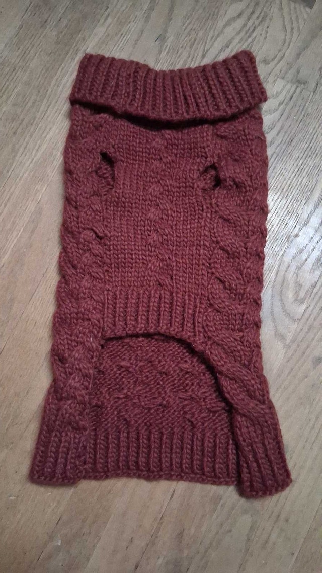 canada paws wool dog sweater - photo 2