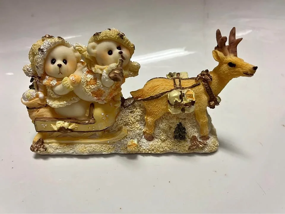 Christmas bears figurines