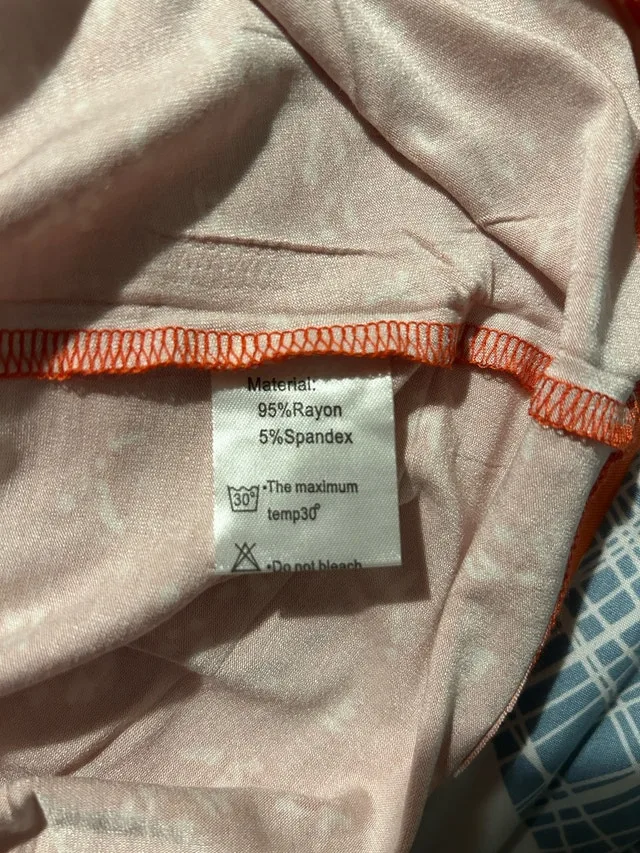 Ayifu Orange Floral Blouse XXL image indicator(4)