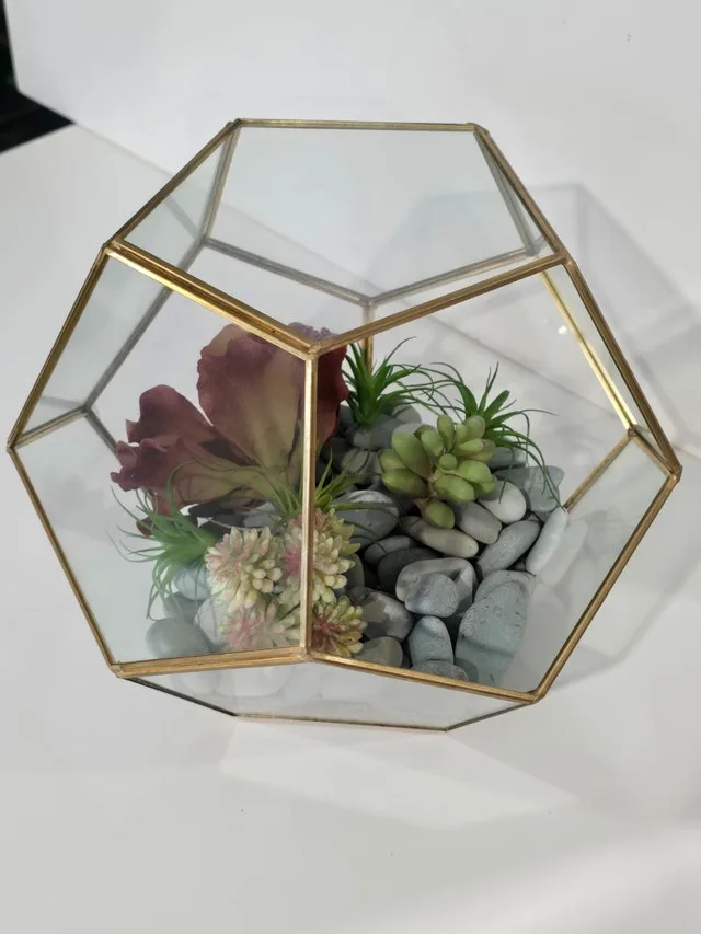 Geometric Terrarium Planter - Great for other decor image indicator(3)