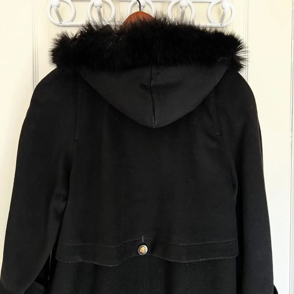 Long Black Winter Coat - Medium image indicator(3)
