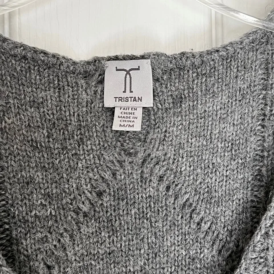 Tristan Long Grey Sweater - Medium image indicator(5)