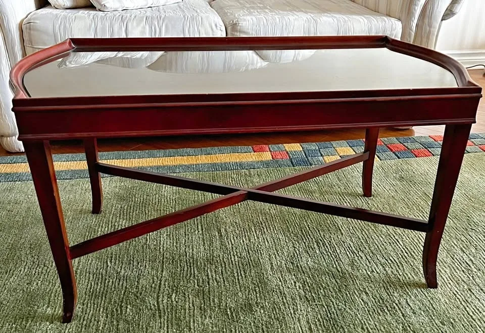 Small Antique Coffee Table - Mahogany