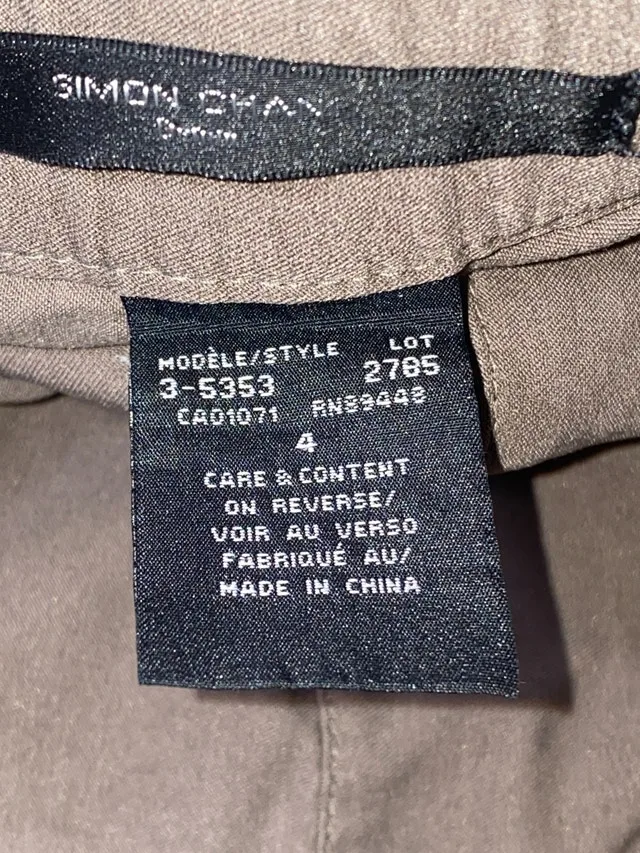 Simon Chang Capri Denim - Womens Size 4 image indicator(4)
