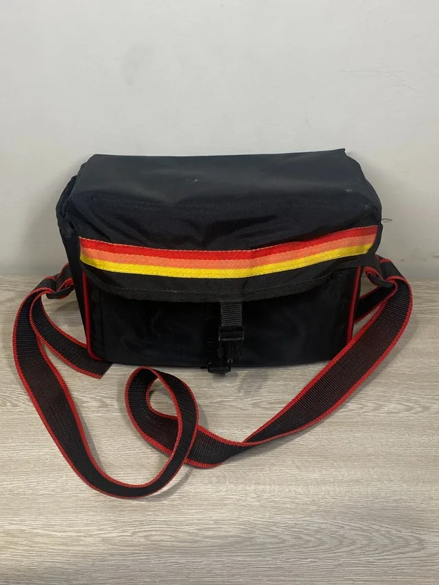 Black Camera Case With Adjustable Internal Dividers