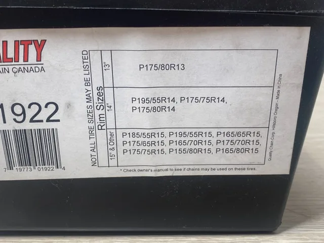 Set of 2 New Tire Chains 13-15 Inch Tires image indicator(3)