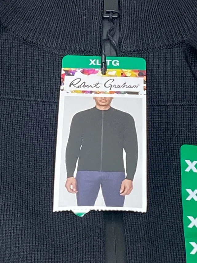 NWT Men's Zip Up Sweater XL - Navy image indicator(6)