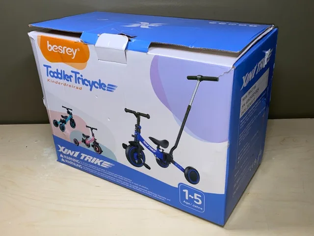 Toddler Bike w Handle 7-in-1 Trike image indicator(2)