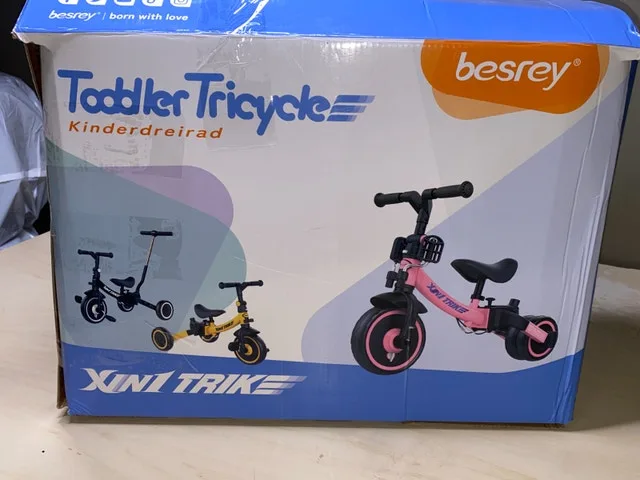 Toddler Bike w Handle 7-in-1 Trike image indicator(6)