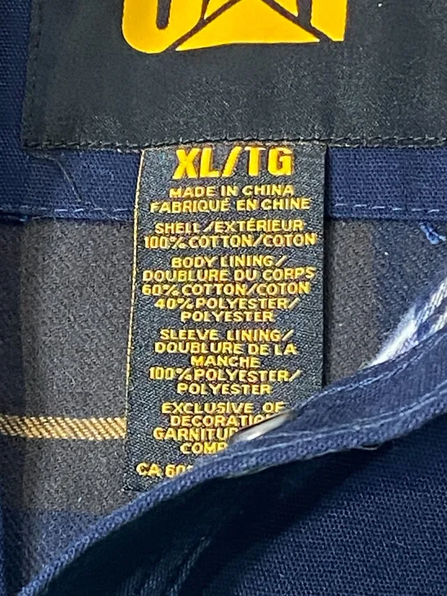 NWT Men's Caterpillar Heavy Shirt - XL image indicator(8)