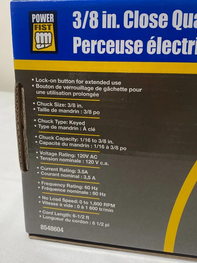 Sealed 3-8 Inch Close Quarter Electric Drill image indicator(6)