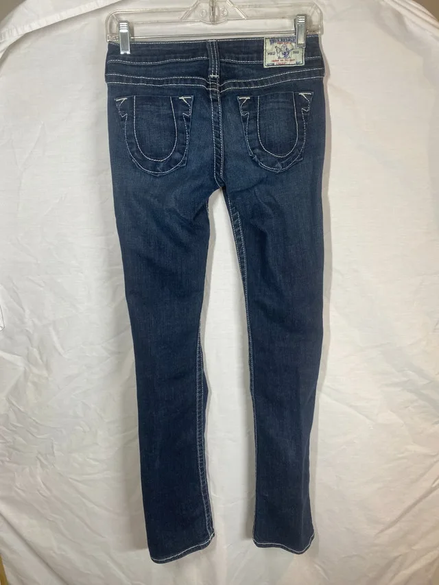 True Religion Jeans Womens Size 26 Straight Cut PreOwned image indicator(2)