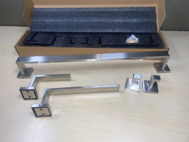 5-Piece Stainless Steel Bathroom Hardware Set image indicator(3)