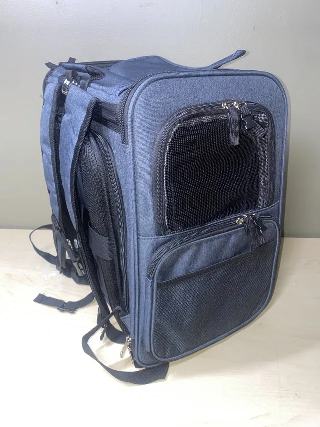 2-Way Expandable Pet Carrier Back Pack up to 20lbs image indicator(2)