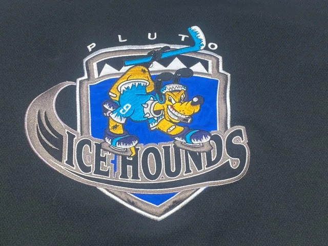 Vintage Black Pluto Ice hounds Jersey - Small image indicator(9)