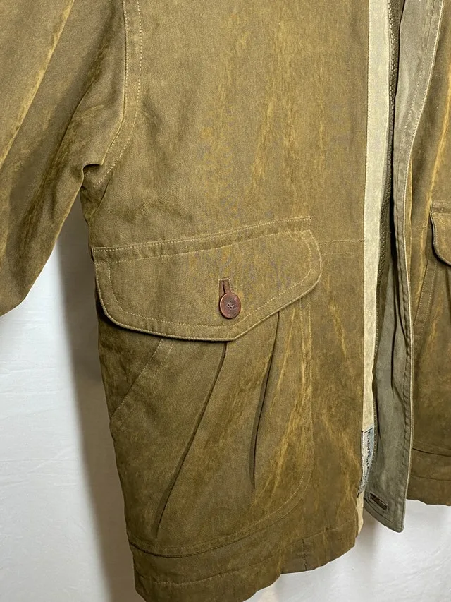 Men's Medium Leather Collar Bomber Jacket image indicator(8)