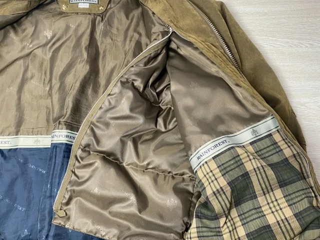 Men's Medium Leather Collar Bomber Jacket image indicator(9)