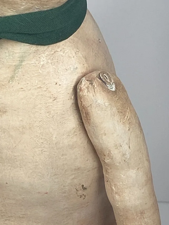 Vintage Paper Mache Snowman 16 Inches image indicator(5)