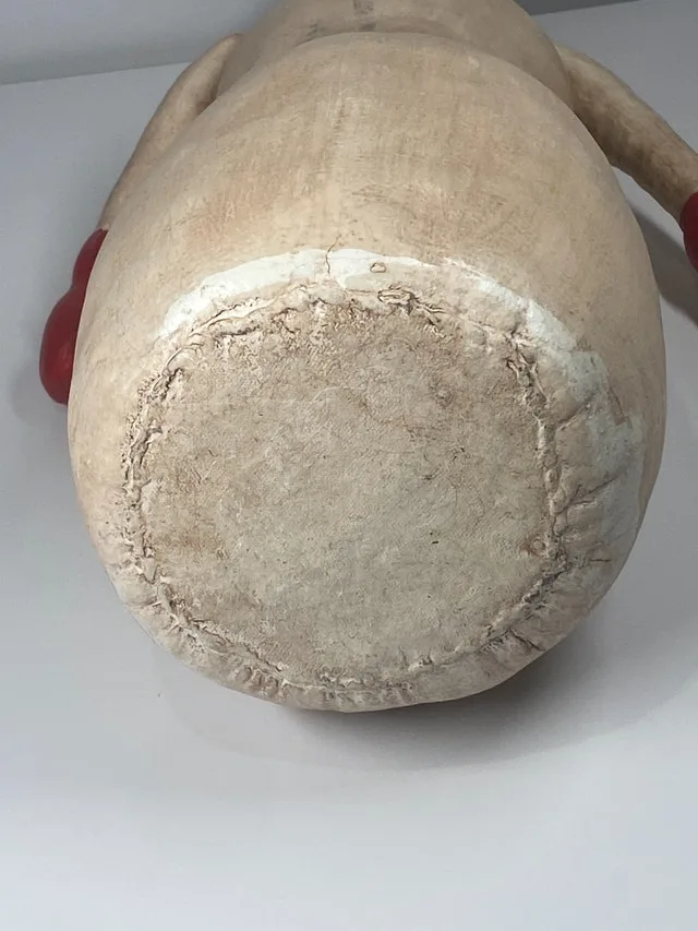 Vintage Paper Mache Snowman 16 Inches image indicator(7)