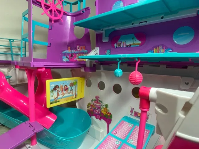 Large Barbie Lot Incl Sisters Cruise Ship image indicator(8)