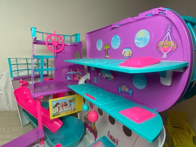 Large Barbie Lot Incl Sisters Cruise Ship image indicator(9)