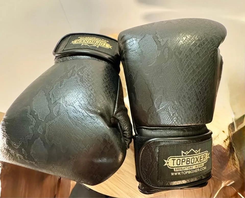 BRAND NEW-NEVER worn ' TopBoxer' boxing gloves image indicator(9)