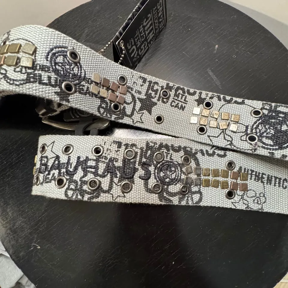 BRAND NEW with TAGS Bauhaus Works studded belt image indicator(7)