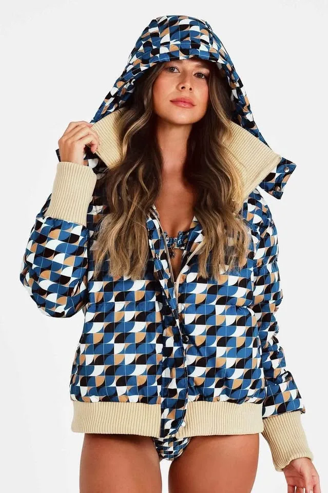 Women's Warm & Cozy Puffer Jacket BLACKBOUGH size Small image indicator(3)