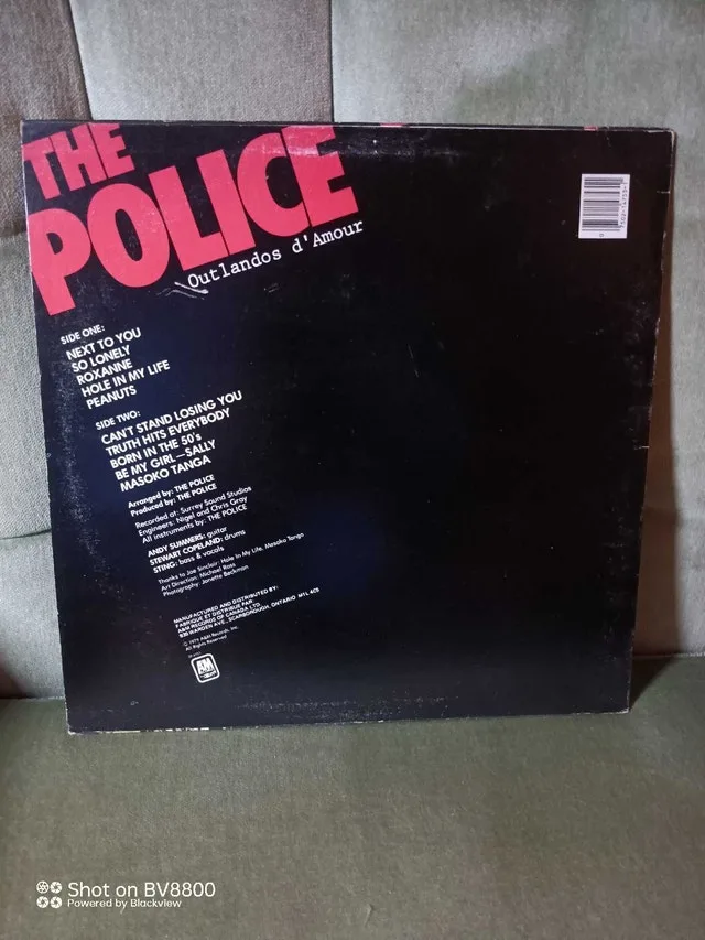 The Police - Outlandos d'Amour Vinyl Record - 1979 Rock Album image indicator(4)