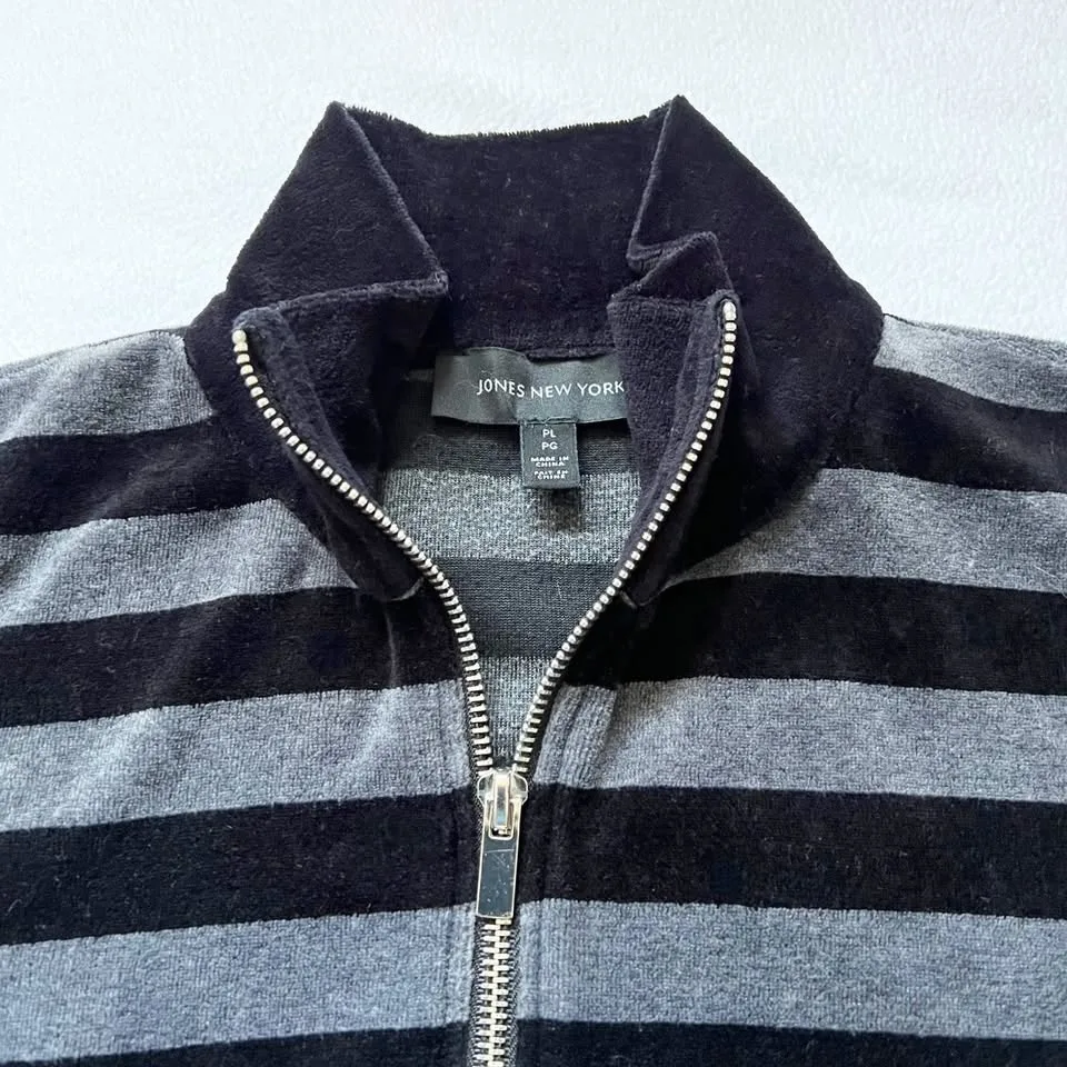 Jones New York Zipper Sweater - Medium image indicator(3)