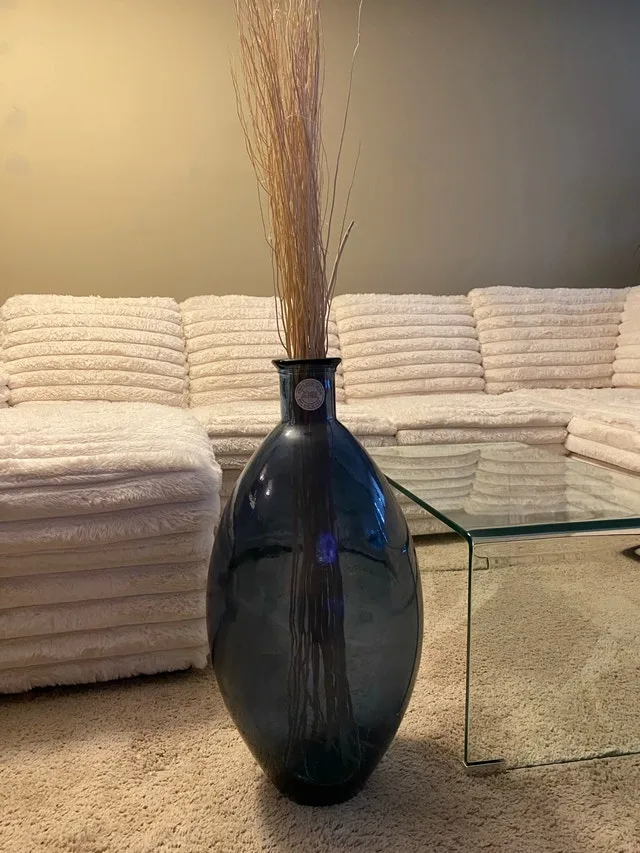 San Miguel Glass Vase from Spain