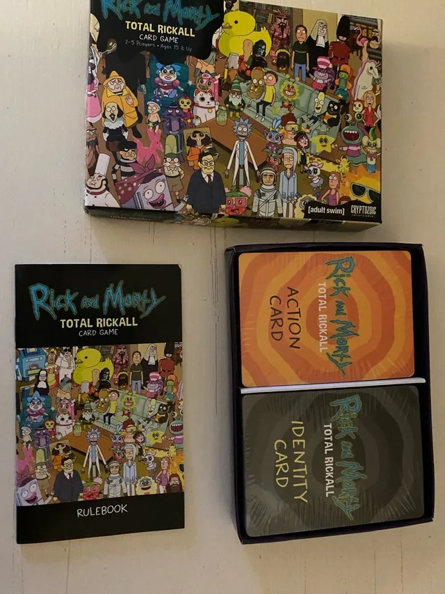 Rick and Morty Total Rickall Game Sealed + Brand New!