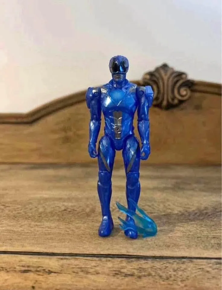 2017 Power Rangers Movie Blue Ranger 5" Action Figure