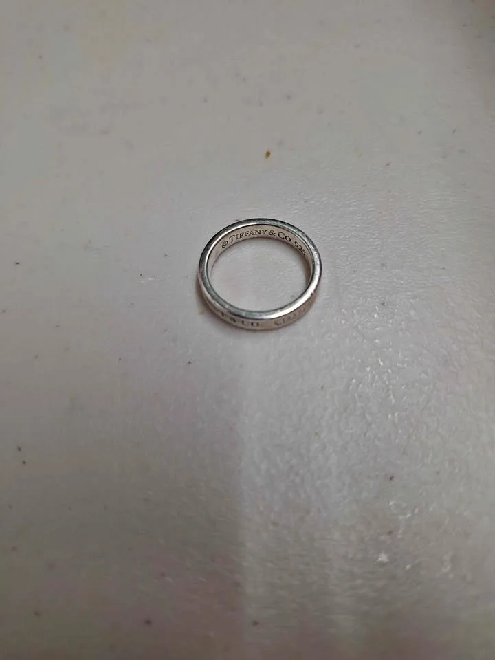 Tiffany & Co. Sterling silver ring. Could deliver depending on l