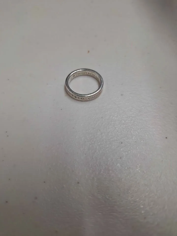 Tiffany & Co. Sterling silver ring. Could deliver depending on l image indicator(2)