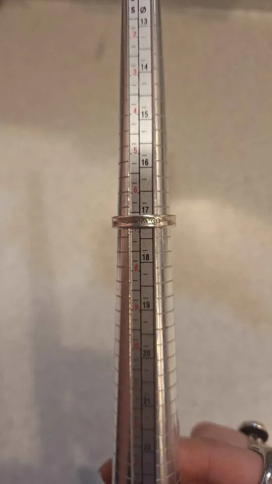 Tiffany & Co. Sterling silver ring. Could deliver depending on l image indicator(3)