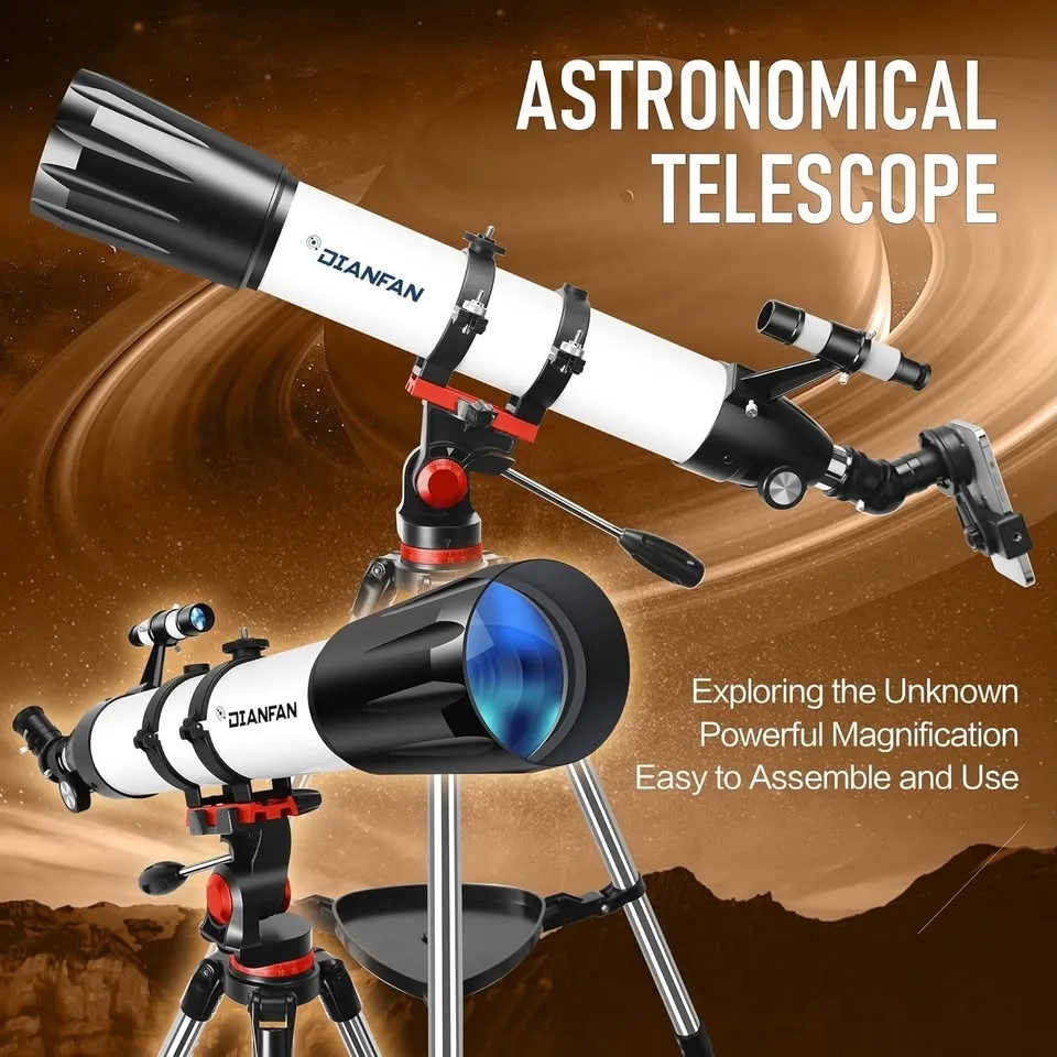 Dianfan Telescope, 90mm Aperture, 800mm, Portable image indicator(6)