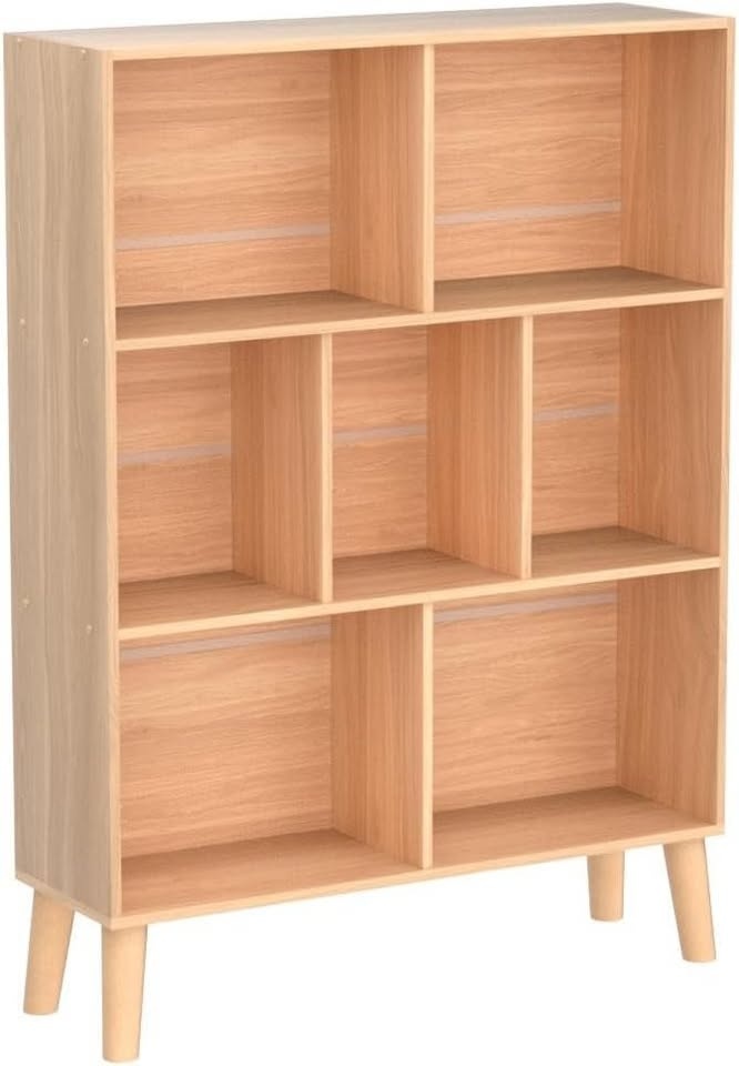 LEYAOYAO Wooden 7 Cube Book Shelf - photo 5