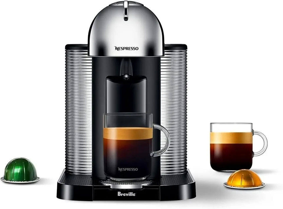 Nespresso Vertuo Coffee and Espresso Machine - Chrome