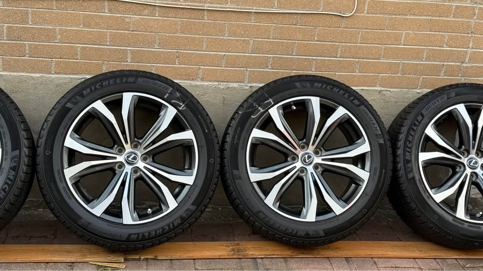 235/55R20 OEM Lexus RX F-Sport Rims Michelin Winter Tires - photo 5