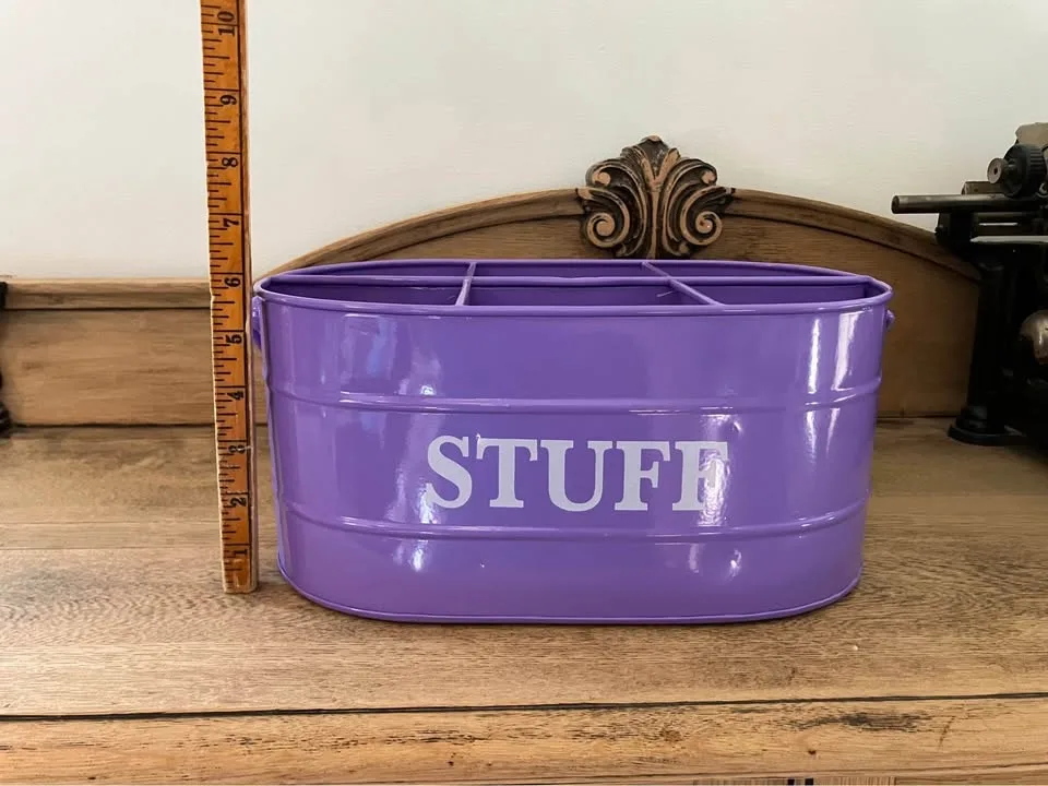 Metal Stuff Storage Organizer / Caddy