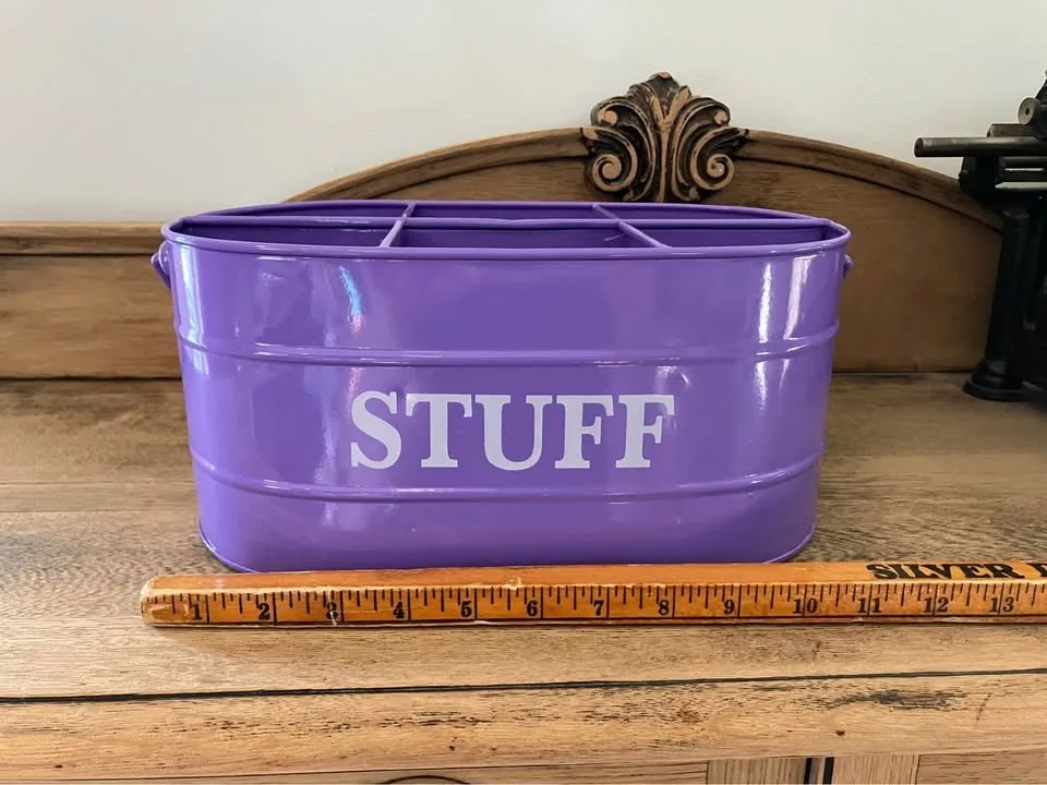 Metal Stuff Storage Organizer / Caddy image indicator(2)