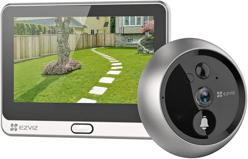EZVIZ Wire-Free Peephole Doorbell Camera