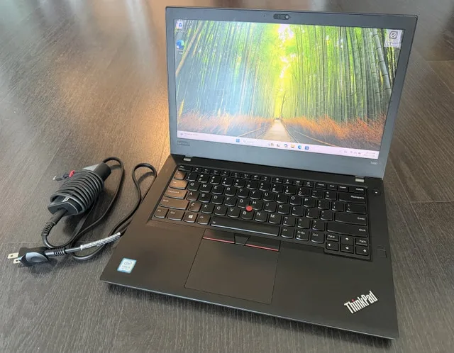 Lenovo T480 Laptop - i5-8250U 16GB RAM 256GB SSD HDMI Win11