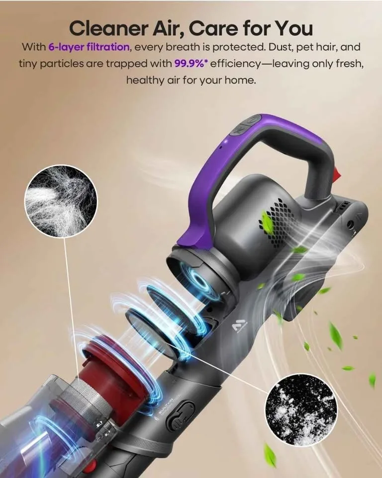 AlloyMove Cordless Vacuum Cleaner, 45KPA image indicator(5)