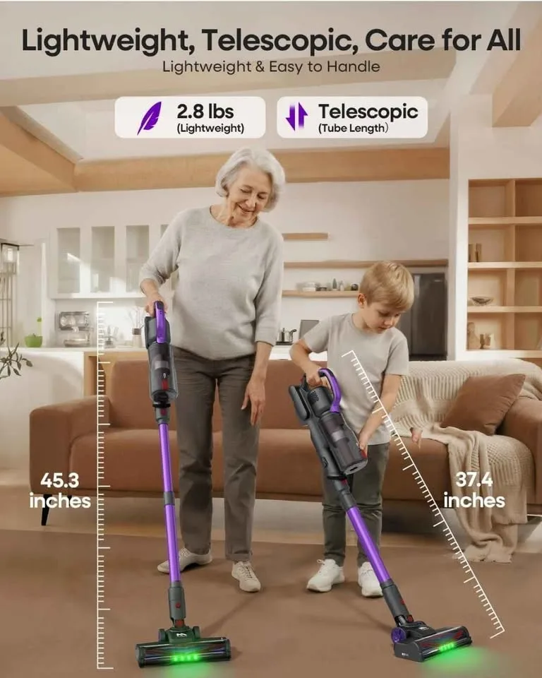 AlloyMove Cordless Vacuum Cleaner, 45KPA image indicator(6)