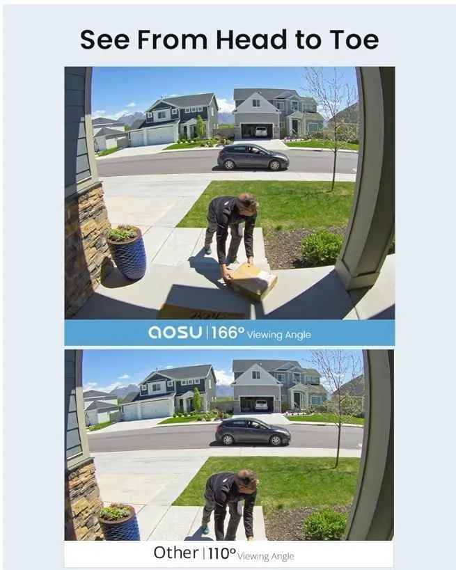 AOSU Doorbell Camera Wireless Outdoor image indicator(2)