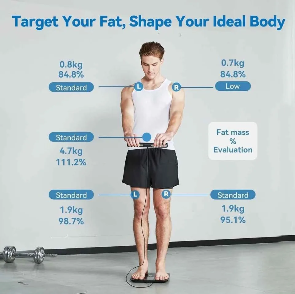 Lepulse Body Fat Scale 8 Electrode Large Display image indicator(2)