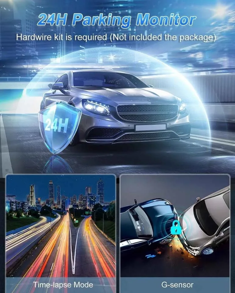 Dash Cam Front and Rear Camera 4k image indicator(5)