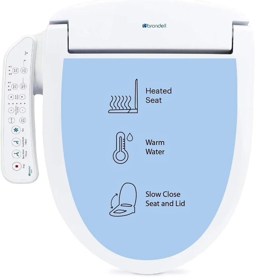 Brondell SE400 Electric Bidet Toilet Heated Seat